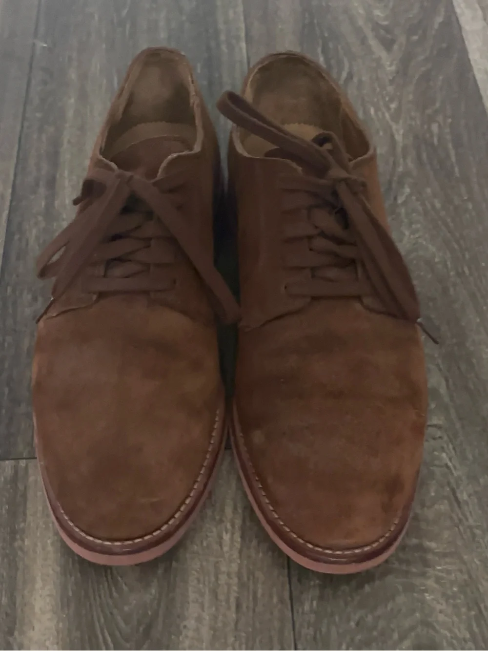 Polo Ralph Lauren Cartland suede derby shoes sz 10